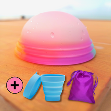 Cargar imagen en el visor de la galería, Arcoíris + vaso azul