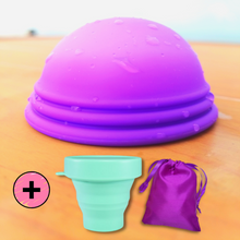 Cargar imagen en el visor de la galería, Uva + vaso verde agua