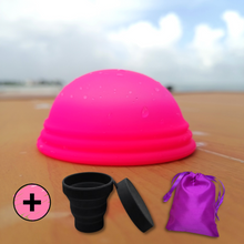 Cargar imagen en el visor de la galería, Hot pink + vaso negro