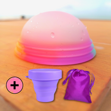 Cargar imagen en el visor de la galería, Arcoiris + vaso lila
