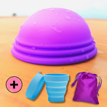 Cargar imagen en el visor de la galería, Uva + vaso azul
